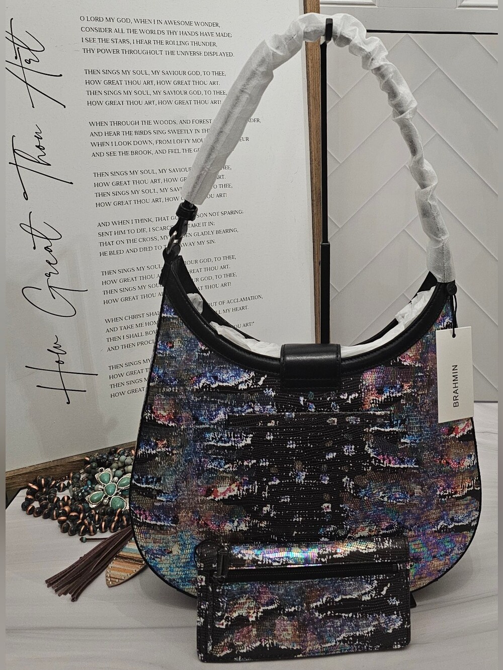 **Brahmin Fallon + Ady Wallet Multi Spectacle NWT Set** - Picture 4 of 10